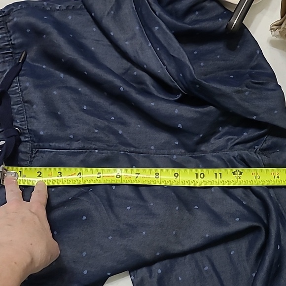 NWT NIC+ZOE Blue Polka Dot Pullon Pants size 12 - Picture 11 of 11